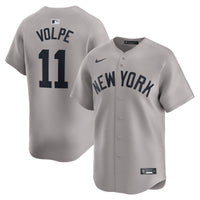 New York Yankees Anthony Volpe Gray Away Limited Player Jersey