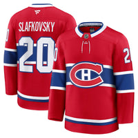 Montreal Canadiens Juraj Slafkovsky Red Premium Jersey