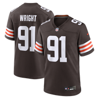 Cleveland Browns Alex Wright Brown Team Game Jersey