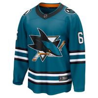 San Jose Sharks Sam Dickinson Teal Home Breakaway Jersey