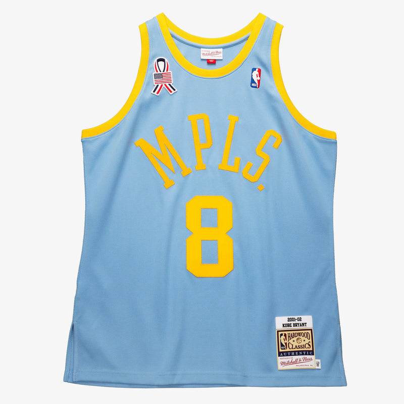 Kobe Bryant Powder Blue Los Angeles Lakers 2001/02 Hardwood Classics Authentic Player Jersey