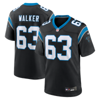 Carolina Panthers Rasheed Walker Black Team Game Jersey