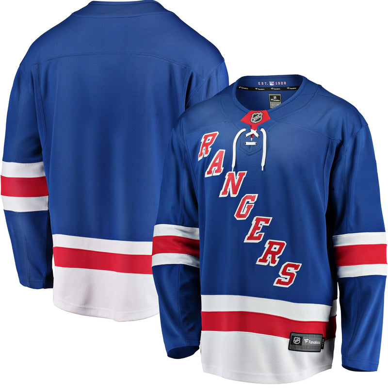 New York Rangers Blue Breakaway Home Jersey