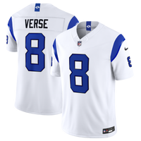 Los Angeles Rams Jared Verse White Alternate Fearsome White Vapor F.U.S.E. Stitched Limited Jersey