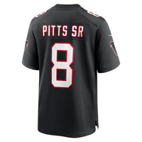 Atlanta Falcons Kyle Pitts Sr. Black Alternate Game Jersey