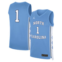 Carolina Blue North Carolina Tar Heels Road Replica Basketball Jersey