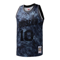 Houston Rockets Sam Cassell 1993 Tie Dye Swingman Jersey - Purple/Black