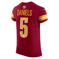 Washington Commanders Jayden Daniels Burgundy Team Vapor F.U.S.E. Elite Jersey