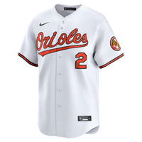 Baltimore Orioles Gunnar Henderson White Home Limited Player Jersey
