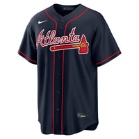 Atlanta Braves Matt Olson Navy Alternate Replica Jersey