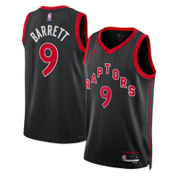 Toronto Raptors Statement Edition Swingman Jersey - Black - RJ Barrett