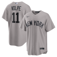 New York Yankees Anthony Volpe Gray Road Replica Jersey