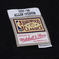 Philadelphia 76ers Allen Iverson 1997 Dark Authentic Jersey - Black