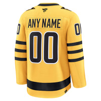 Pittsburgh Penguins Gold Alternate Premium Custom Jersey