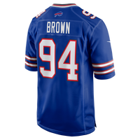 Buffalo Bills Andrew Brown Royal Game Jersey