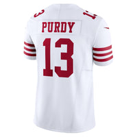 San Francisco 49ers Brock Purdy White Vapor F.U.S.E. Limited Jersey