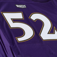Baltimore Ravens Ray Lewis Purple 1996 Authentic Throwback Jersey