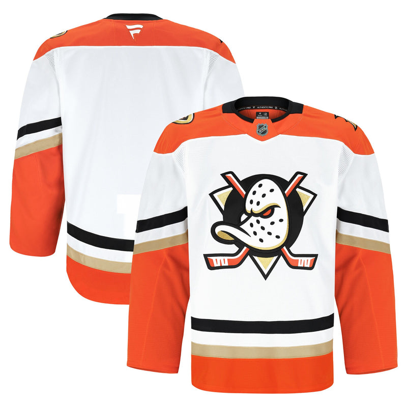 Anaheim Ducks White Away Authentic Pro Jersey