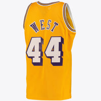 Los Angeles Lakers Jerry West Road Swingman Jersey - Light Gold