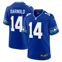 Seattle Seahawks Sam Darnold Royal Alternate Game Player Jersey