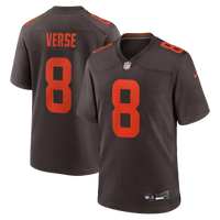 Cleveland Browns Jared Verse Brown Game Jersey