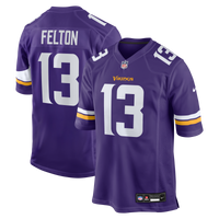Minnesota Vikings Tai Felton Purple Team Game Jersey
