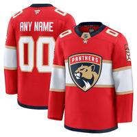 Florida Panthers Red Home Premium Custom Jersey