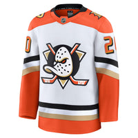 Anaheim Ducks Chris Kreider White Away Premium Jersey