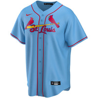 St. Louis Cardinals Light Blue Alternate Replica Custom Jersey