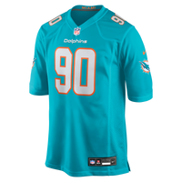 Miami Dolphins Kenneth Grant Aqua Team Game Jersey