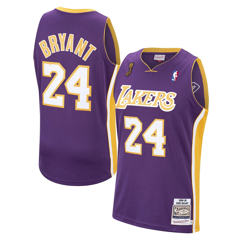 Los Angeles Lakers Kobe Bryant 2008 Road Authentic Jersey - Purple