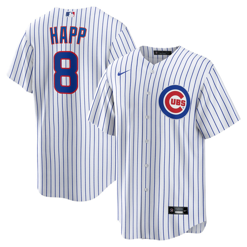 Chicago Cubs Ian Happ White Home Replica Jersey