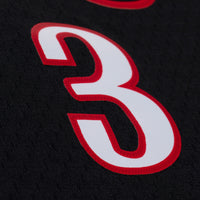 Philadelphia 76ers Allen Iverson 1997 Dark Authentic Jersey - Black