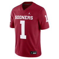 #1 Oklahoma Sooners Game Jersey - Crimson
