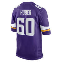 Minnesota Vikings Joe Huber Purple Team Game Jersey