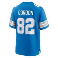 Detroit Lions Thomas Gordon Blue Team Game Jersey