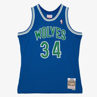 Minnesota Timberwolves Isaiah Rider Jr 1993 Dark Authentic Jersey - Midnight Blue
