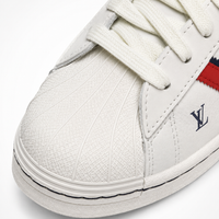 adidas Originals x Louis Vuitton Superstar Sneakers White Red Navy - Unisex