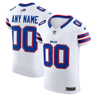 Buffalo Bills White Vapor F.U.S.E. Elite Custom Jersey