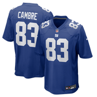 New York Giants Dalen Cambre Royal Team Game Jersey