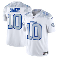 Buffalo Bills Khalil Shakir White 2025 Rivalries Collection Stitched Limited Jersey
