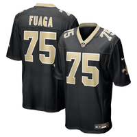 New Orleans Saints Taliese Fuaga Black Player Game Jersey
