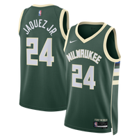 Milwaukee Bucks Icon Edition Swingman Jersey - Hunter Green - Jaime Jaquez Jr.