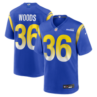Los Angeles Rams Charles Woods Royal Game Jersey
