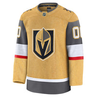 Vegas Golden Knights Gold Home Premium Custom Jersey
