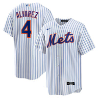 New York Mets Francisco Alvarez White Replica Player Jersey