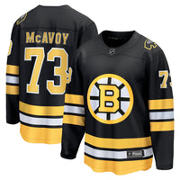 Boston Bruins Charlie McAvoy Black Home Breakaway Player Jersey