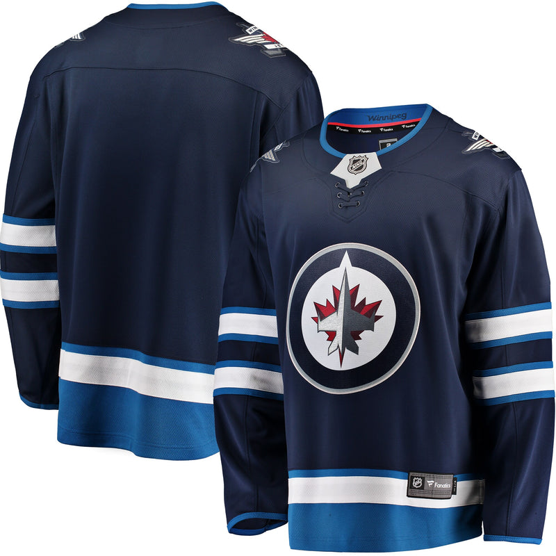 Winnipeg Jets Blue Breakaway Home Jersey