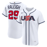 USA Baseball Cal Raleigh White 2026 World Baseball Classic Home Authentic Jersey