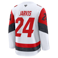 Carolina Hurricanes Seth Jarvis White Away Premium Jersey